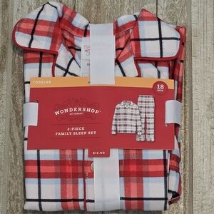 2 Piece Plaid Pajama Set